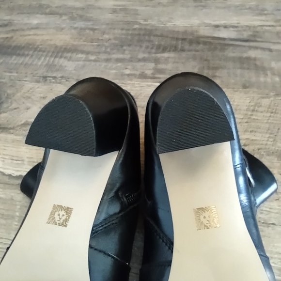 Anne Klein Akgansee Black Boots Size 8 - Picture 14 of 16
